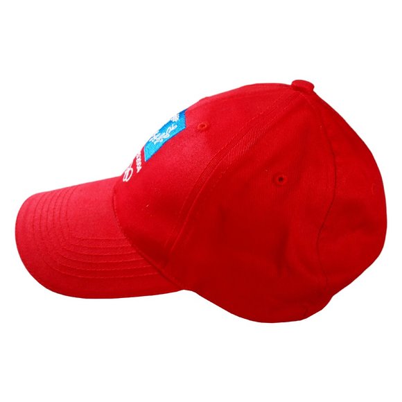 Athens 2004 Olympics Bright Red Baseball Cap Official Olympics Merch, Like New - Picture 2 of 4
